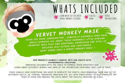Vervet Monkey Mask