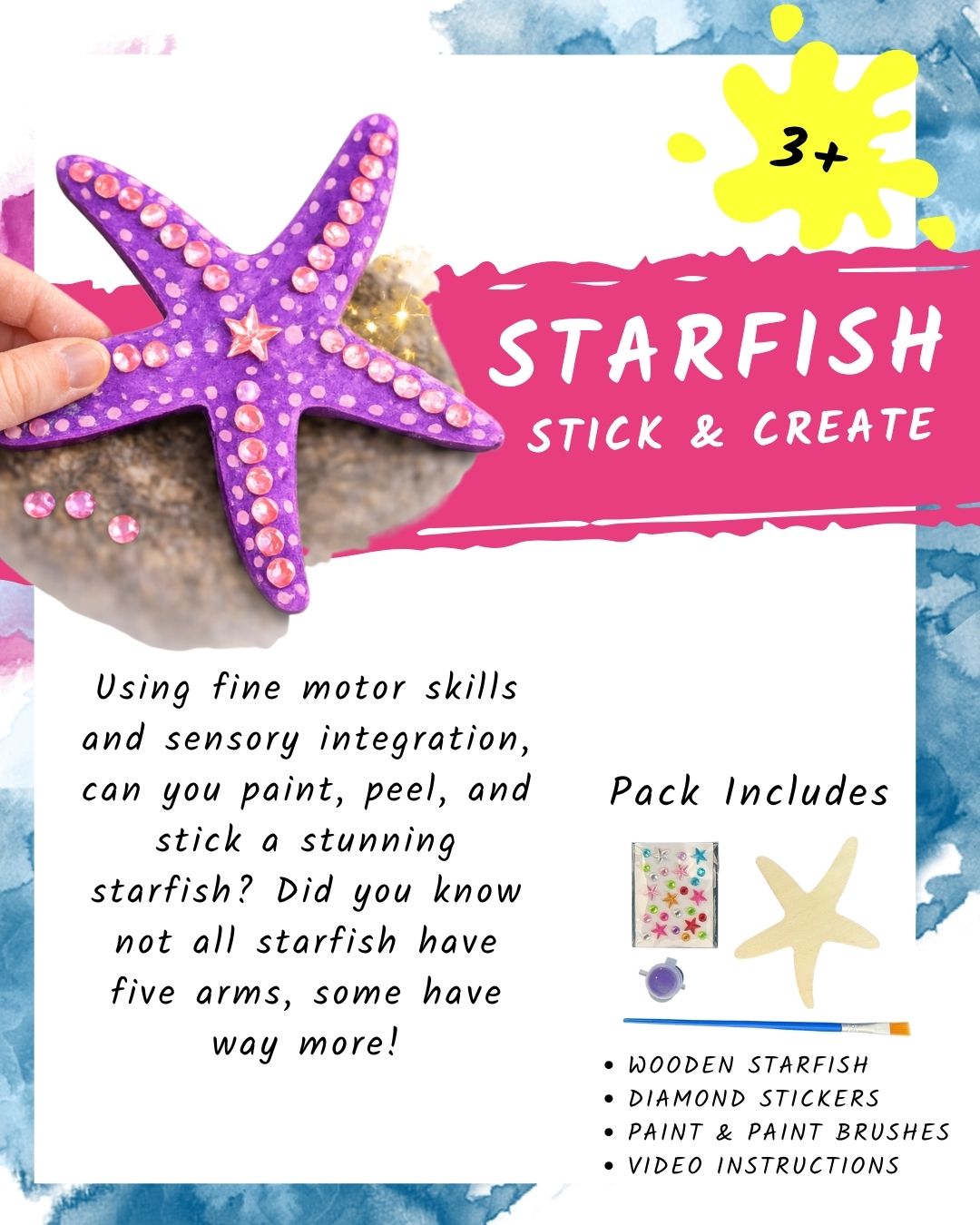 Starfish, Stick and Create
